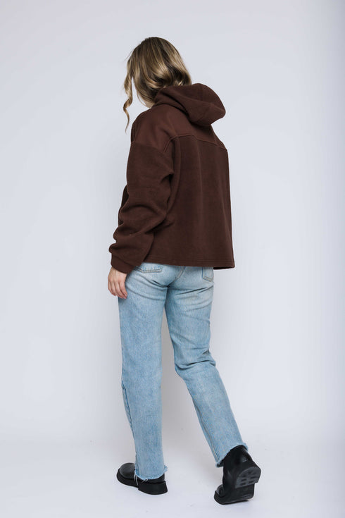 Sutton-Half Zip Sherpa Pullover